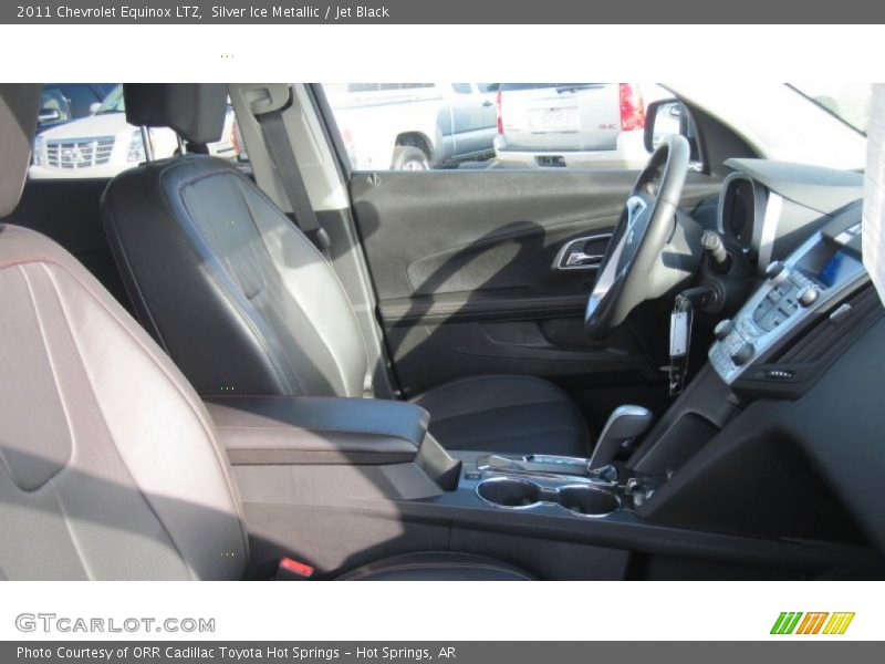 Silver Ice Metallic / Jet Black 2011 Chevrolet Equinox LTZ