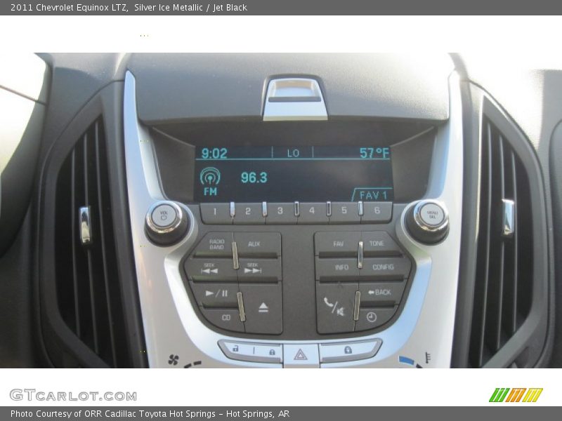 Silver Ice Metallic / Jet Black 2011 Chevrolet Equinox LTZ