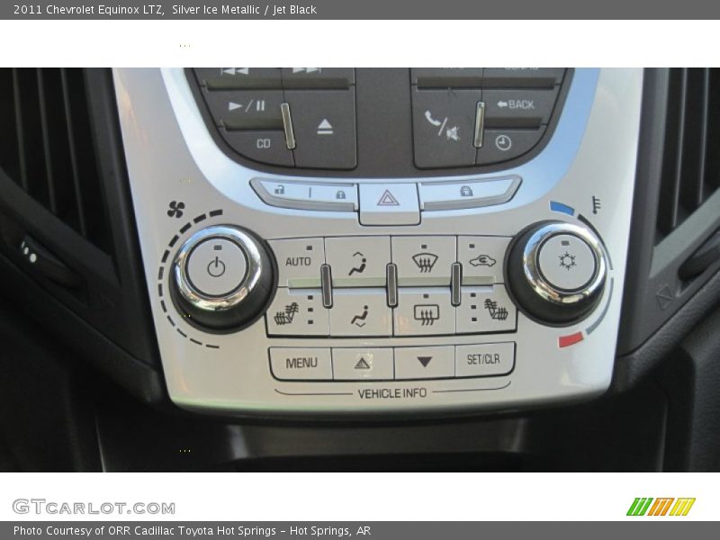 Silver Ice Metallic / Jet Black 2011 Chevrolet Equinox LTZ