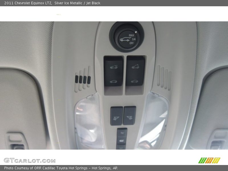 Silver Ice Metallic / Jet Black 2011 Chevrolet Equinox LTZ