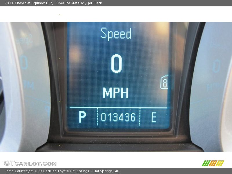 Silver Ice Metallic / Jet Black 2011 Chevrolet Equinox LTZ
