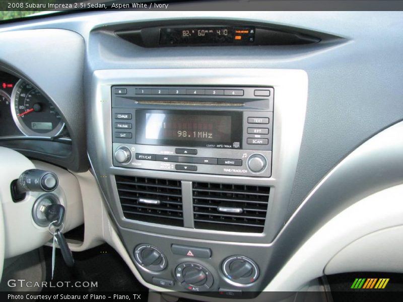 Aspen White / Ivory 2008 Subaru Impreza 2.5i Sedan