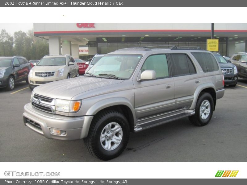 Thunder Cloud Metallic / Oak 2002 Toyota 4Runner Limited 4x4