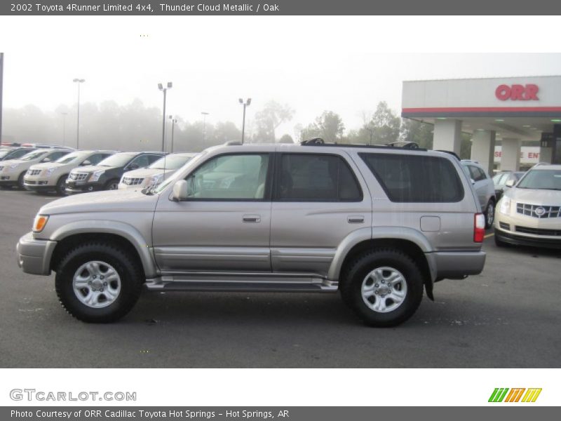 Thunder Cloud Metallic / Oak 2002 Toyota 4Runner Limited 4x4