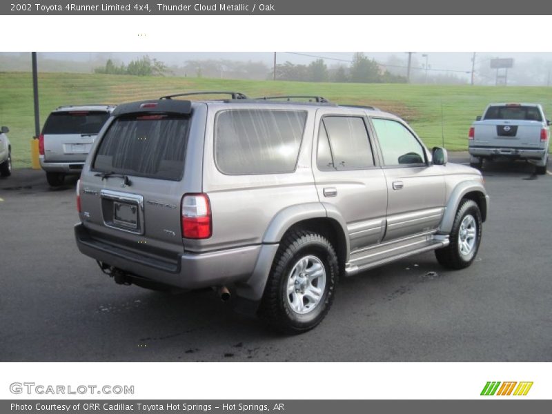 Thunder Cloud Metallic / Oak 2002 Toyota 4Runner Limited 4x4