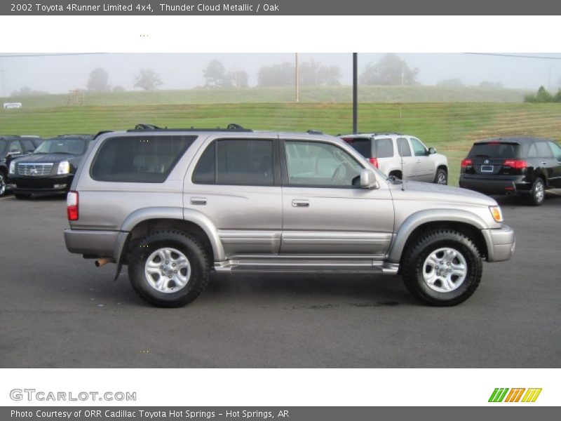 Thunder Cloud Metallic / Oak 2002 Toyota 4Runner Limited 4x4