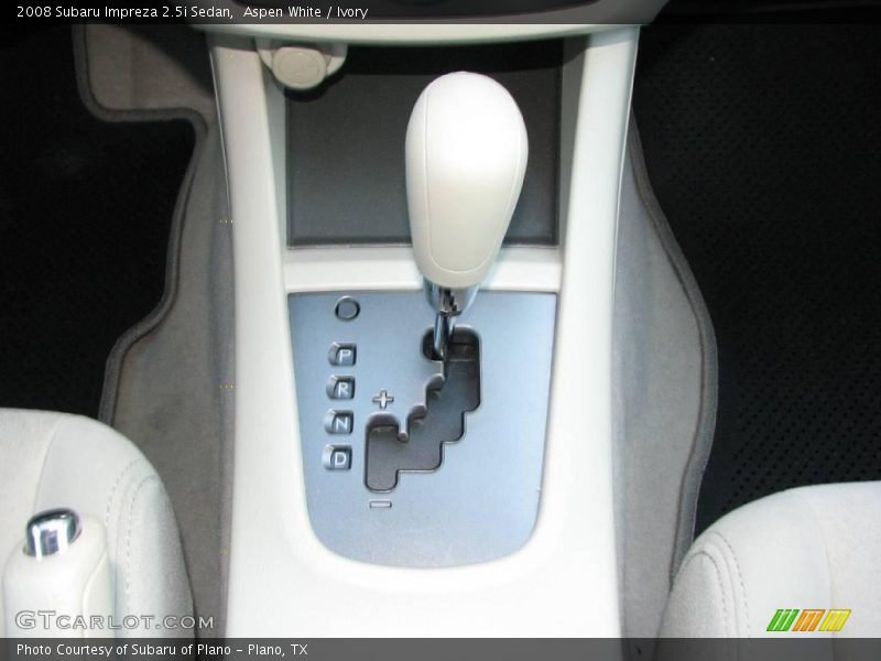 Aspen White / Ivory 2008 Subaru Impreza 2.5i Sedan