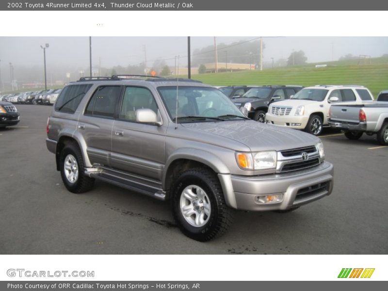 Thunder Cloud Metallic / Oak 2002 Toyota 4Runner Limited 4x4