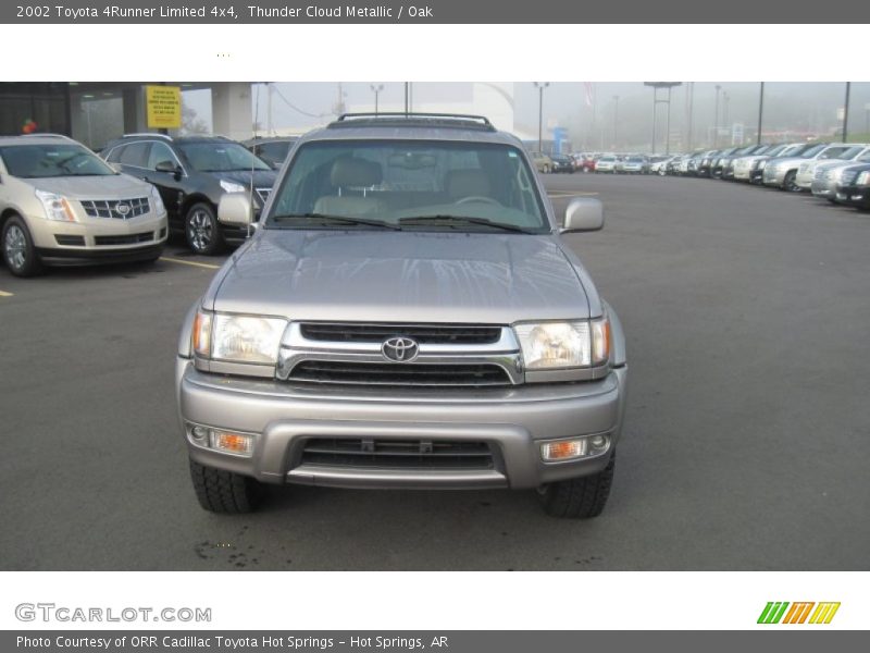 Thunder Cloud Metallic / Oak 2002 Toyota 4Runner Limited 4x4