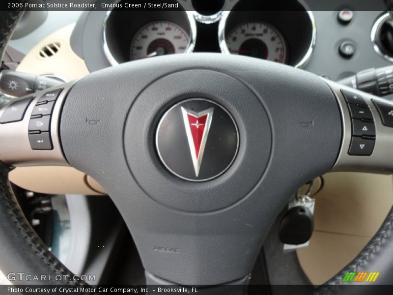 Envious Green / Steel/Sand 2006 Pontiac Solstice Roadster