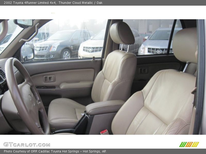 Thunder Cloud Metallic / Oak 2002 Toyota 4Runner Limited 4x4