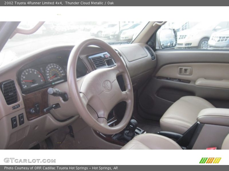 Thunder Cloud Metallic / Oak 2002 Toyota 4Runner Limited 4x4