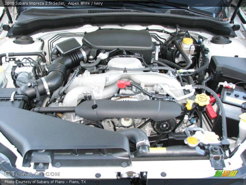Aspen White / Ivory 2008 Subaru Impreza 2.5i Sedan
