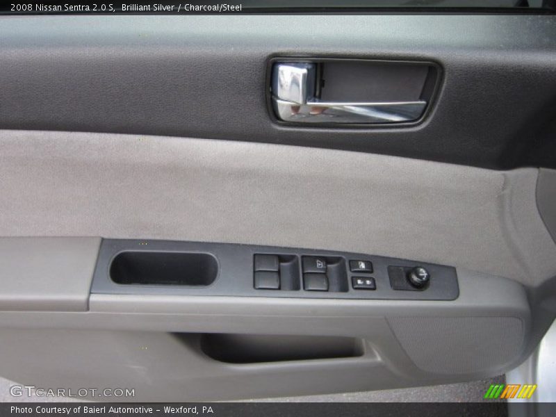 Brilliant Silver / Charcoal/Steel 2008 Nissan Sentra 2.0 S