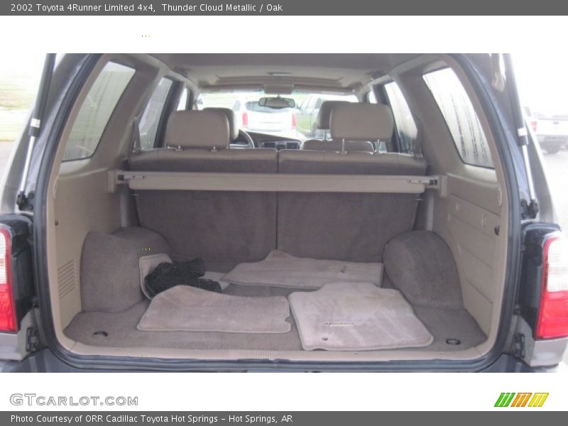 Thunder Cloud Metallic / Oak 2002 Toyota 4Runner Limited 4x4