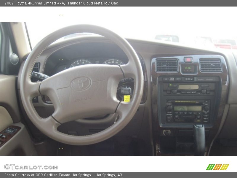 Thunder Cloud Metallic / Oak 2002 Toyota 4Runner Limited 4x4