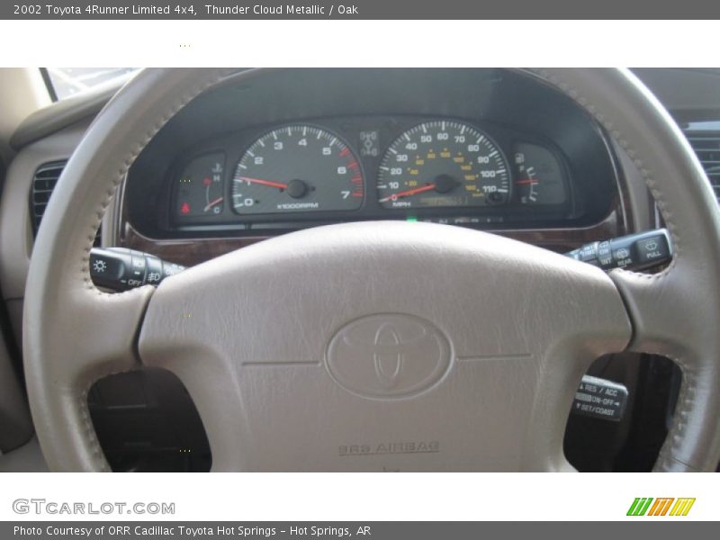 Thunder Cloud Metallic / Oak 2002 Toyota 4Runner Limited 4x4