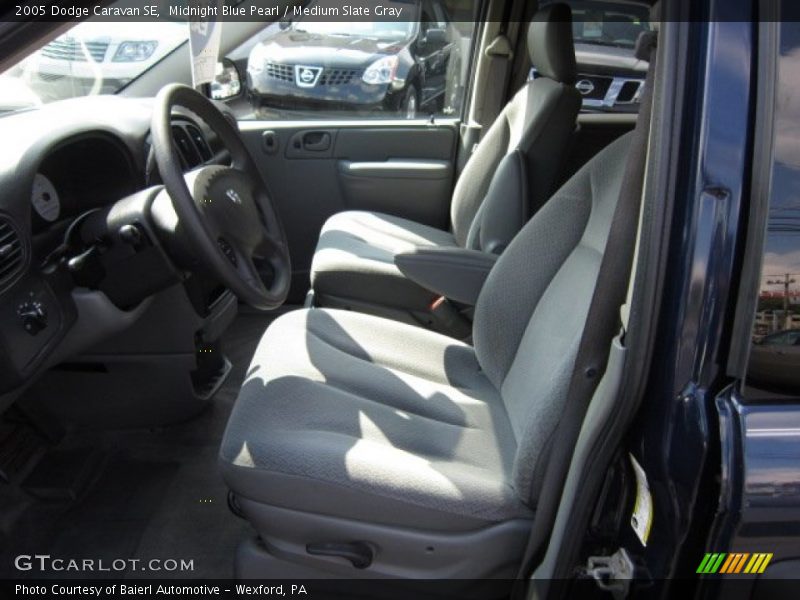 Midnight Blue Pearl / Medium Slate Gray 2005 Dodge Caravan SE