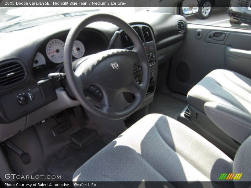 Midnight Blue Pearl / Medium Slate Gray 2005 Dodge Caravan SE