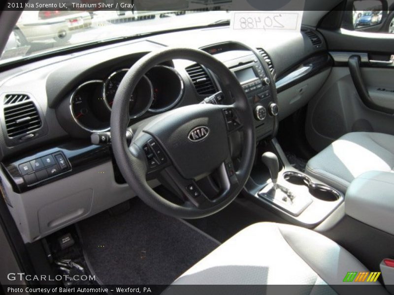 Titanium Silver / Gray 2011 Kia Sorento LX