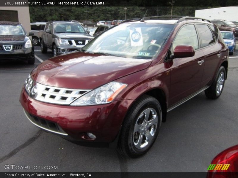 Merlot Metallic / Cafe Latte 2005 Nissan Murano SE AWD