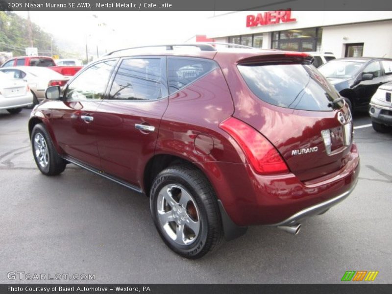 Merlot Metallic / Cafe Latte 2005 Nissan Murano SE AWD