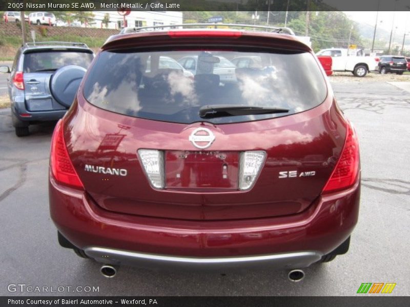 Merlot Metallic / Cafe Latte 2005 Nissan Murano SE AWD