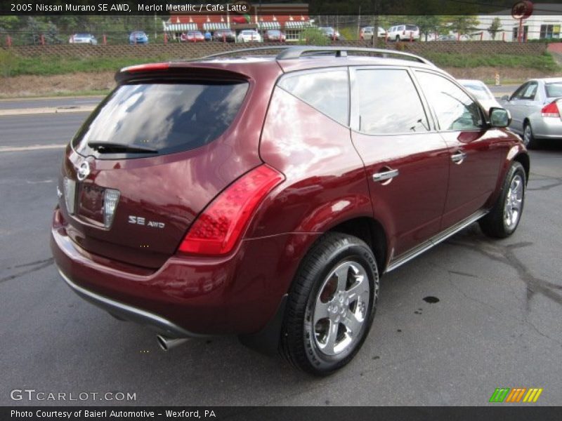 Merlot Metallic / Cafe Latte 2005 Nissan Murano SE AWD