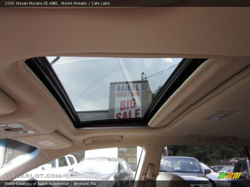 Merlot Metallic / Cafe Latte 2005 Nissan Murano SE AWD