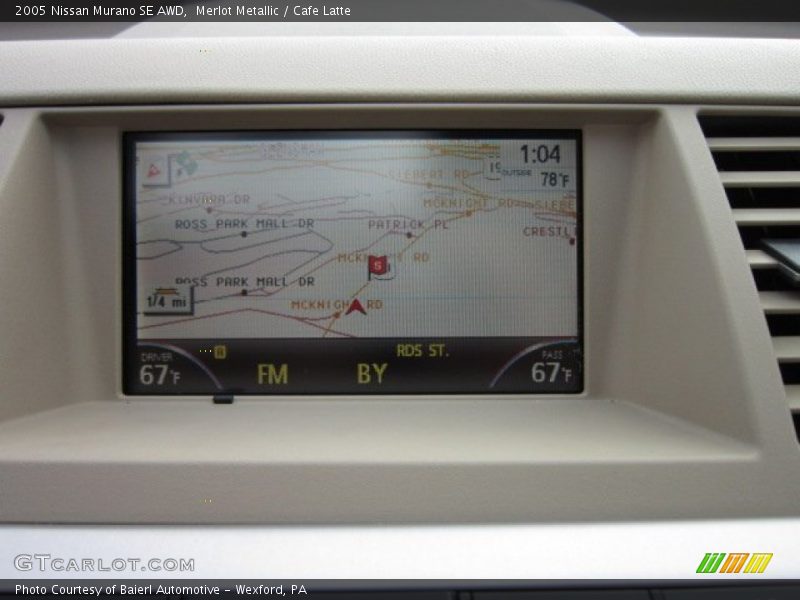 Merlot Metallic / Cafe Latte 2005 Nissan Murano SE AWD