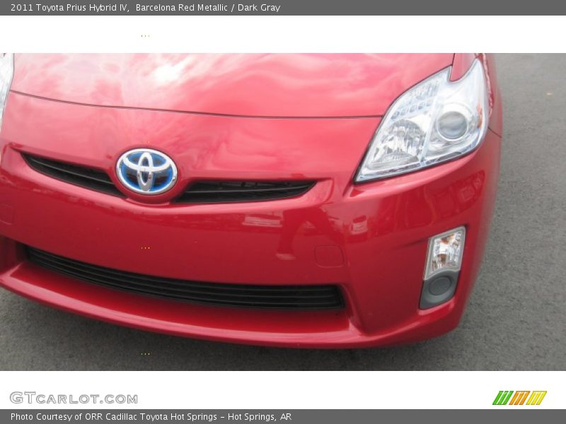 Barcelona Red Metallic / Dark Gray 2011 Toyota Prius Hybrid IV