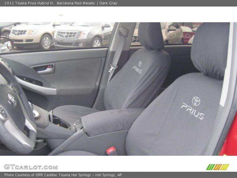 Barcelona Red Metallic / Dark Gray 2011 Toyota Prius Hybrid IV