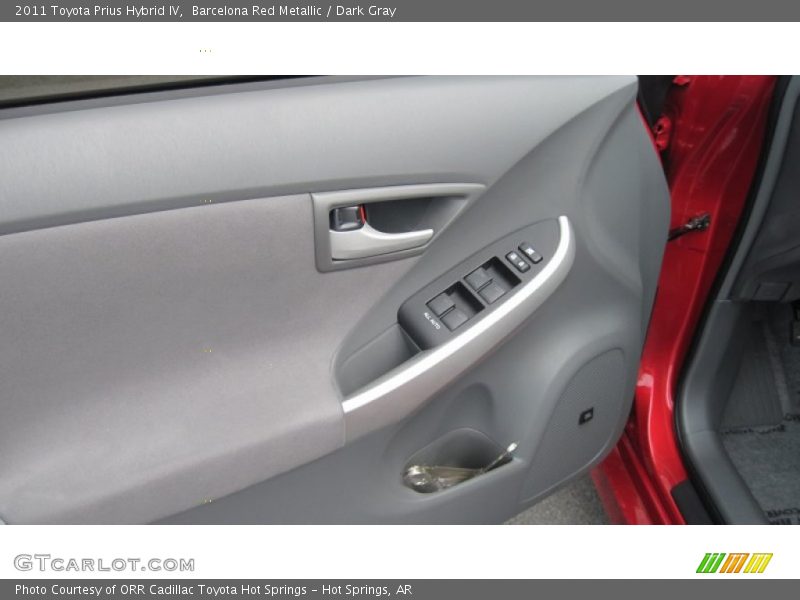 Barcelona Red Metallic / Dark Gray 2011 Toyota Prius Hybrid IV