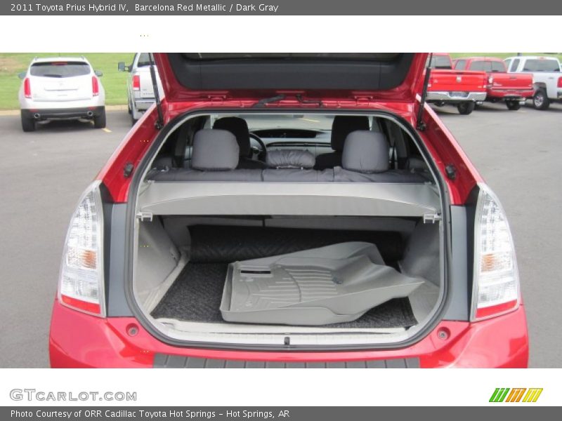 Barcelona Red Metallic / Dark Gray 2011 Toyota Prius Hybrid IV