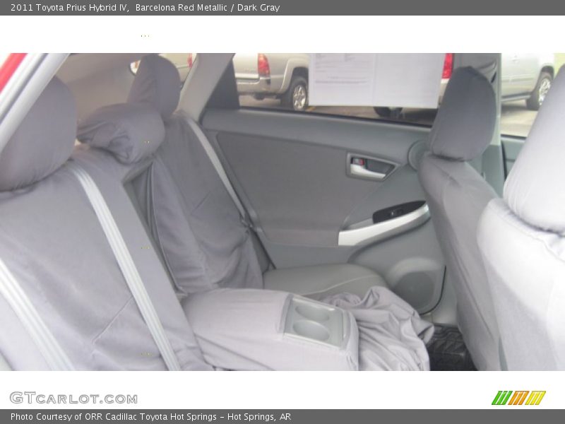 Barcelona Red Metallic / Dark Gray 2011 Toyota Prius Hybrid IV