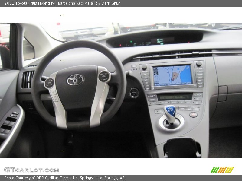 Barcelona Red Metallic / Dark Gray 2011 Toyota Prius Hybrid IV