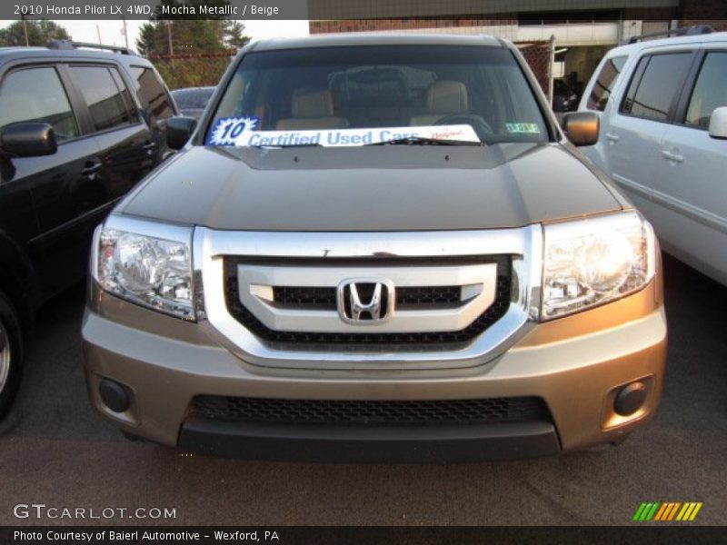 Mocha Metallic / Beige 2010 Honda Pilot LX 4WD