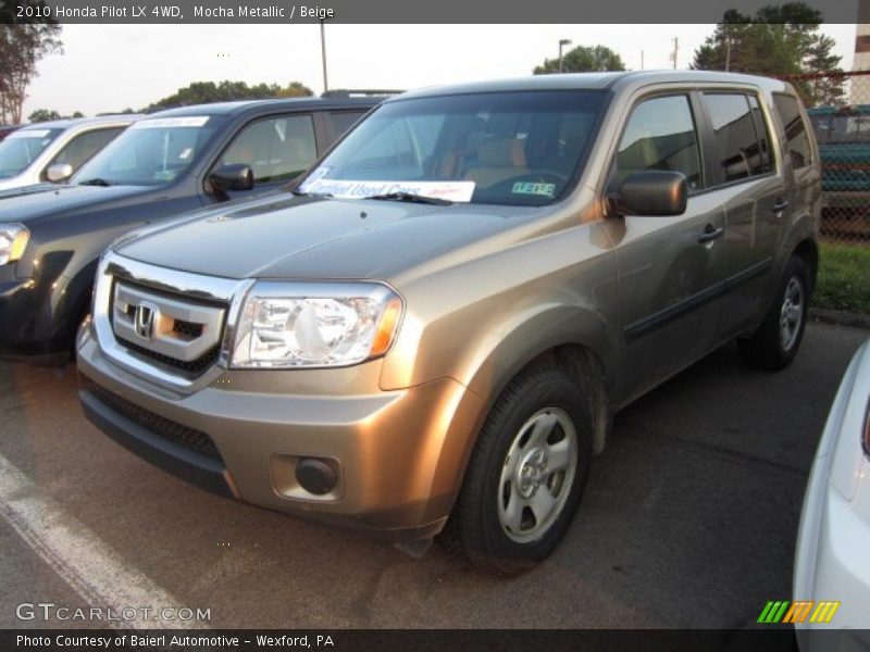 Mocha Metallic / Beige 2010 Honda Pilot LX 4WD