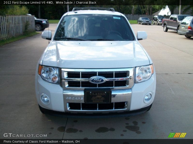 White Suede / Charcoal Black 2012 Ford Escape Limited V6 4WD