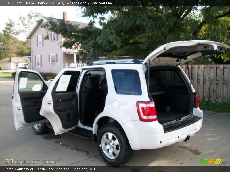 White Suede / Charcoal Black 2012 Ford Escape Limited V6 4WD