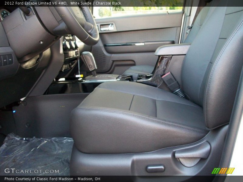 White Suede / Charcoal Black 2012 Ford Escape Limited V6 4WD