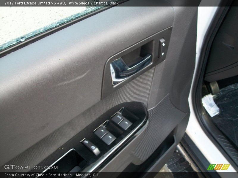 White Suede / Charcoal Black 2012 Ford Escape Limited V6 4WD