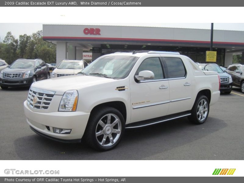 White Diamond / Cocoa/Cashmere 2009 Cadillac Escalade EXT Luxury AWD