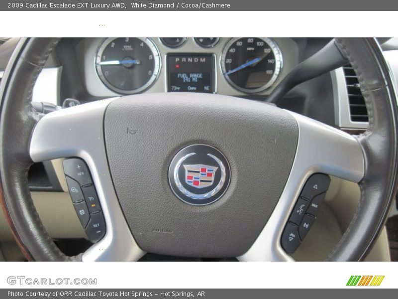 White Diamond / Cocoa/Cashmere 2009 Cadillac Escalade EXT Luxury AWD