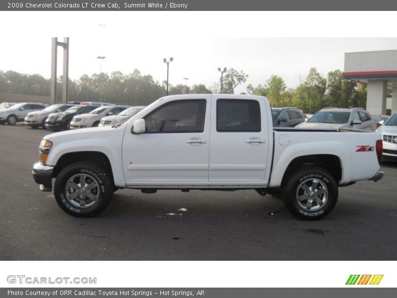 Summit White / Ebony 2009 Chevrolet Colorado LT Crew Cab