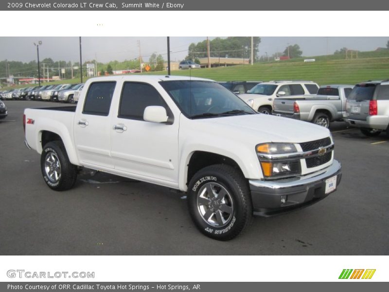Summit White / Ebony 2009 Chevrolet Colorado LT Crew Cab