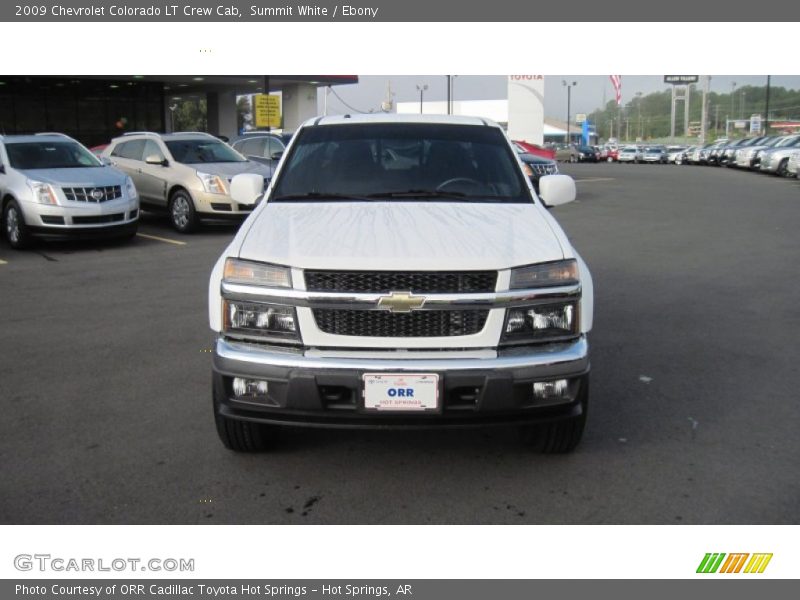 Summit White / Ebony 2009 Chevrolet Colorado LT Crew Cab