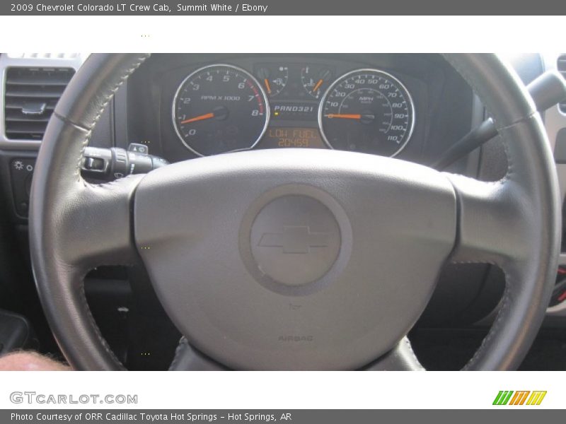 Summit White / Ebony 2009 Chevrolet Colorado LT Crew Cab
