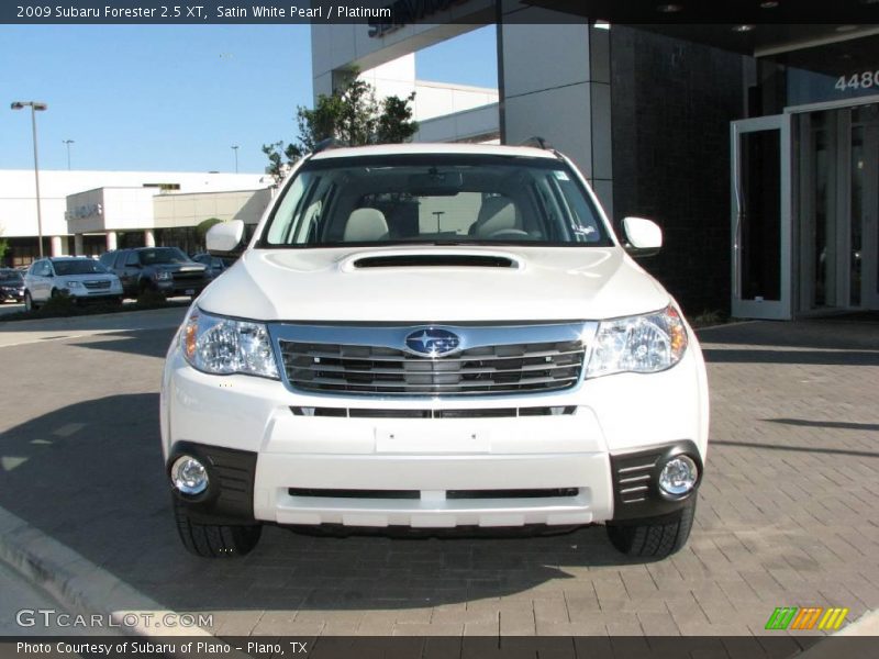 Satin White Pearl / Platinum 2009 Subaru Forester 2.5 XT