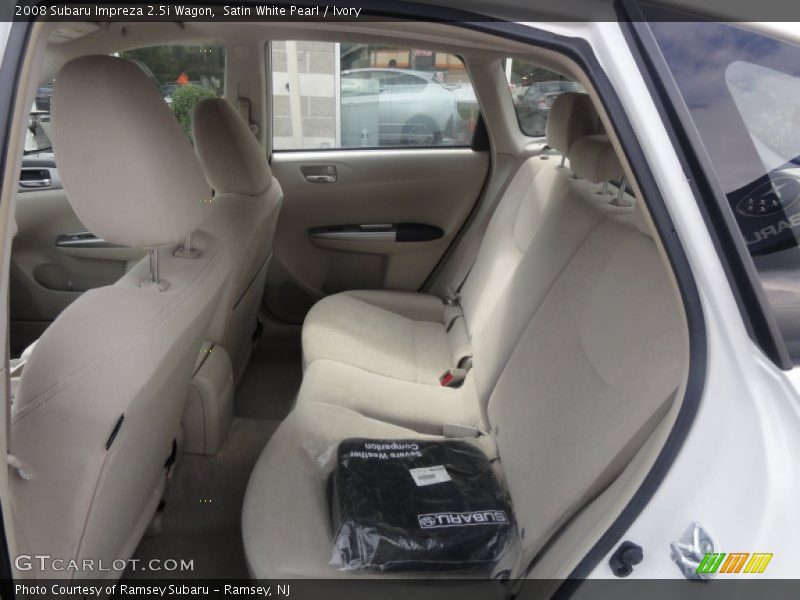 Satin White Pearl / Ivory 2008 Subaru Impreza 2.5i Wagon